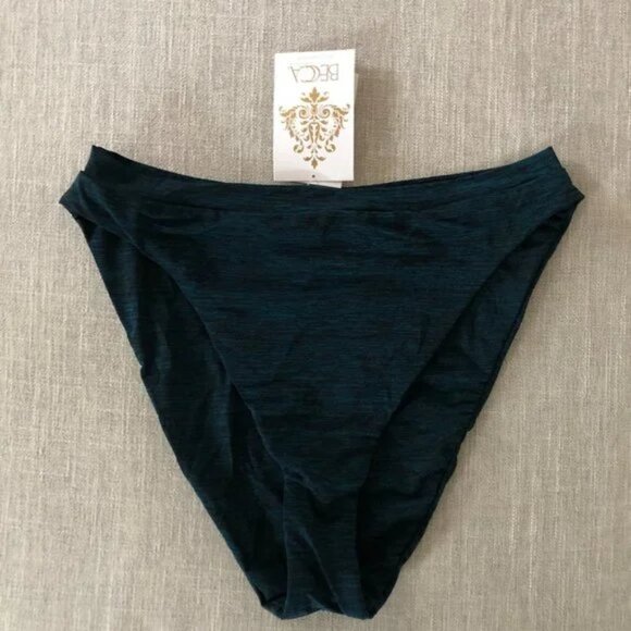 Becca Swim Mesa Verde High Waist Bottom (size M) NWT - Picture 6 of 8